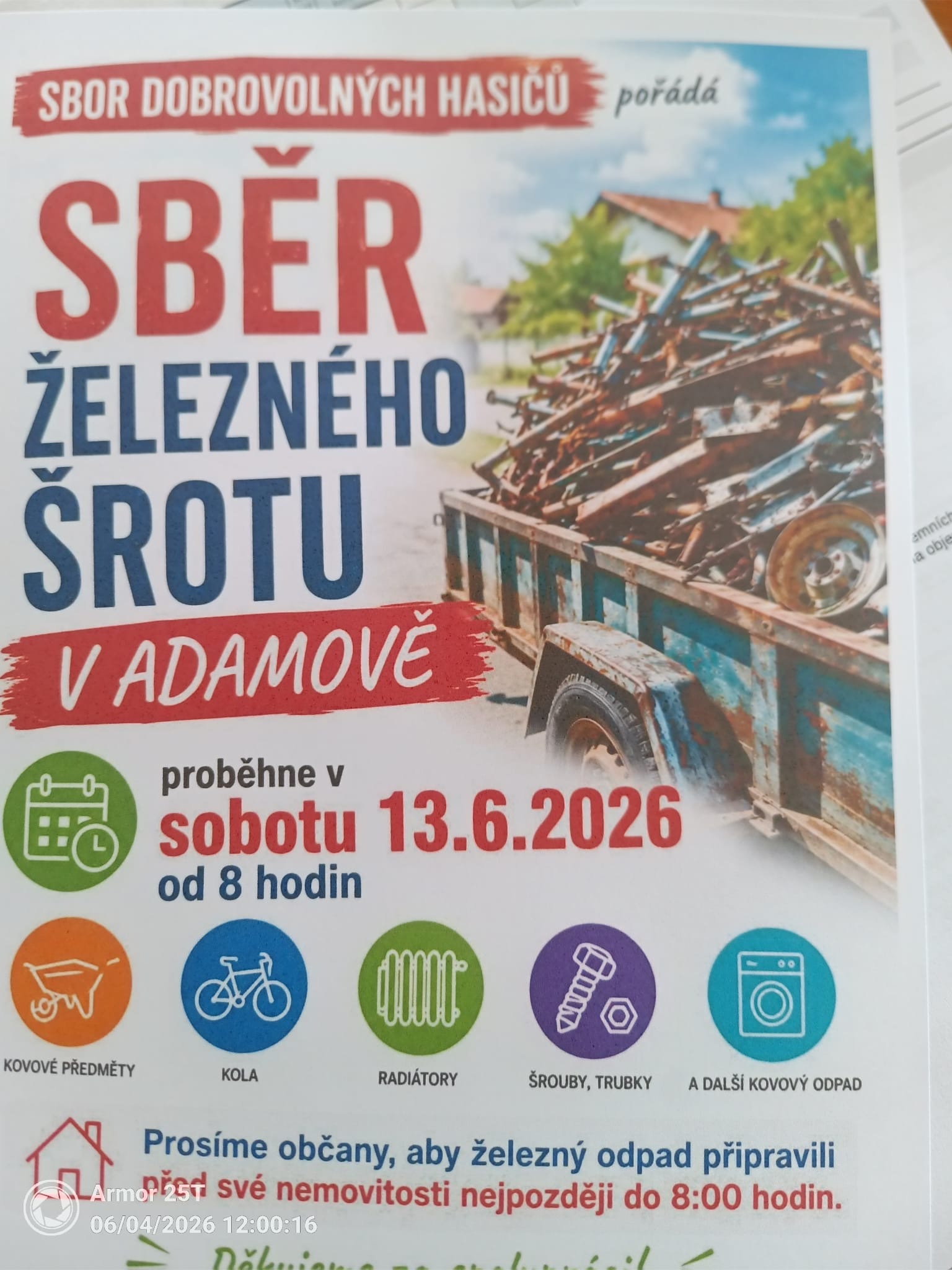 Sběr železného šrotu