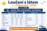 LOUČENÍ S LÉTEM V ADAMOVĚ 2026 - svozový autobus