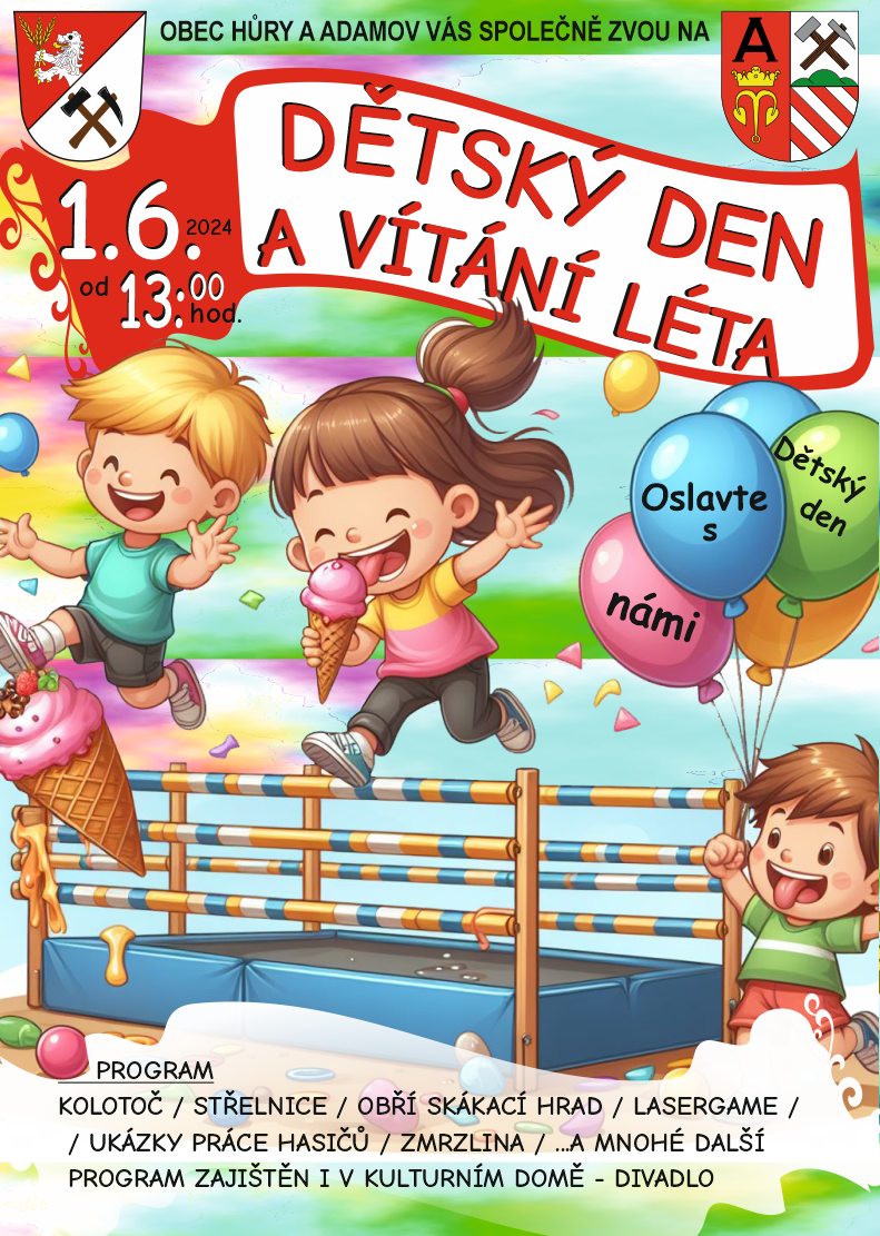 Dětský den - vítání léta 2024