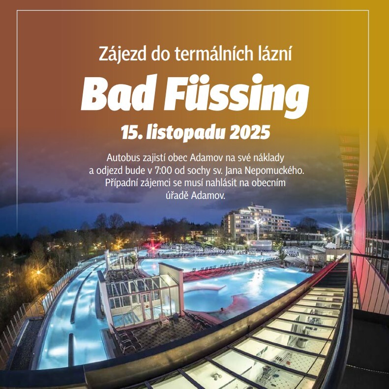 Zájezd do termálních lázní Bad Füssing