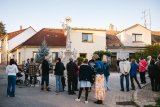 Odhalení sousoší Nejsvětější Trojice