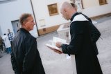 Odhalení sousoší Nejsvětější Trojice