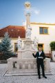 Odhalení sousoší Nejsvětější Trojice