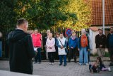 Odhalení sousoší Nejsvětější Trojice