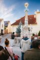 Odhalení sousoší Nejsvětější Trojice