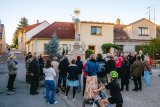 Odhalení sousoší Nejsvětější Trojice