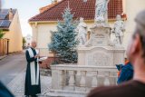 Odhalení sousoší Nejsvětější Trojice
