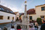Odhalení sousoší Nejsvětější Trojice
