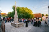 Odhalení sousoší Nejsvětější Trojice