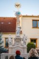 Odhalení sousoší Nejsvětější Trojice