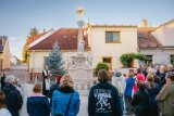 Odhalení sousoší Nejsvětější Trojice